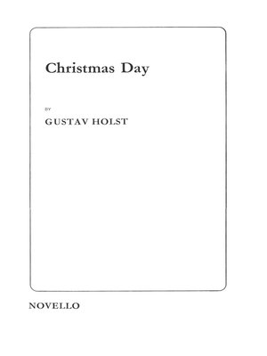 cover image of Gustav Holst: Christmas Day (SATB)